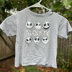 Jack Skellington Shirt with Moody Faces